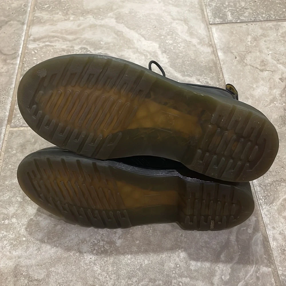 Dr Martens Junior 1460‎ softy T leather lace up boots sz 3